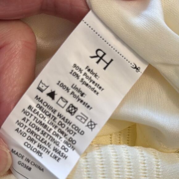 RIHOAS Elegant Cream Sleeveless Dress - Picture 8 of 8